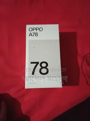 অপ্পো এ৭৮ ৫জি ২৫৬ জিবি কালো