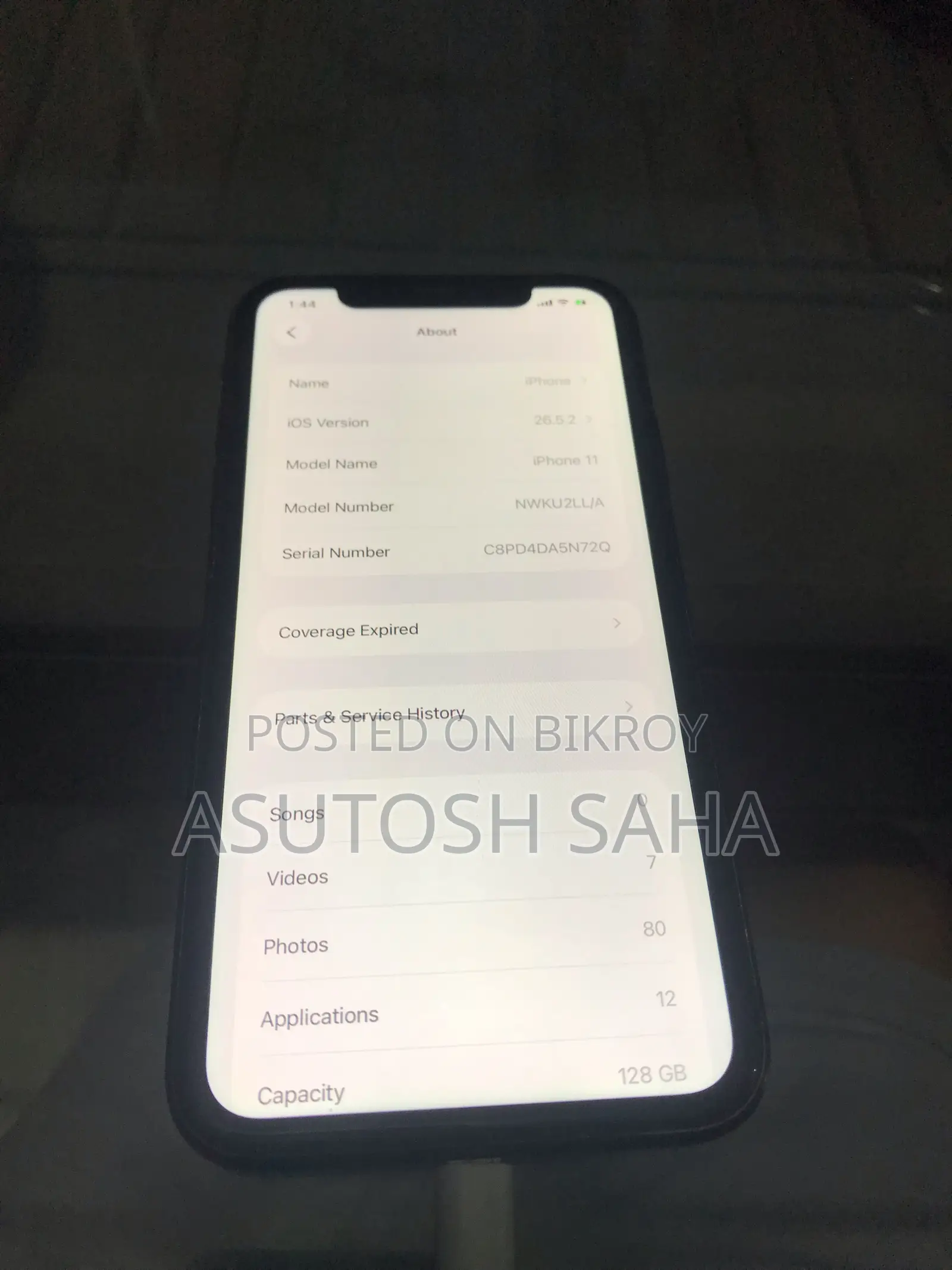 Apple iPhone 11 128 GB Black