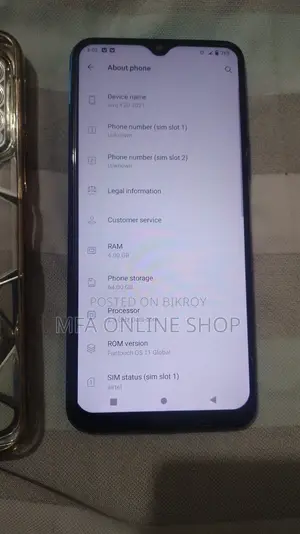 Vivo Y20 64 GB Black