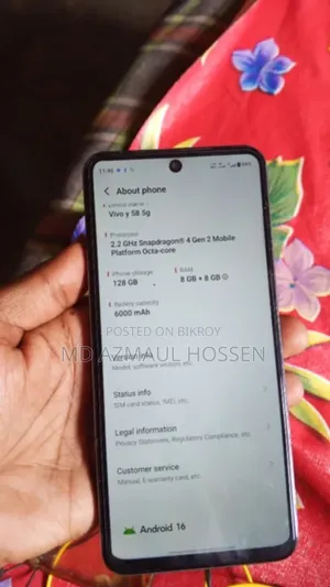 Vivo Y58 128 GB Silver
