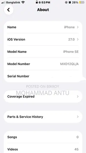 Apple iPhone SE (2020) 128 GB Gold
