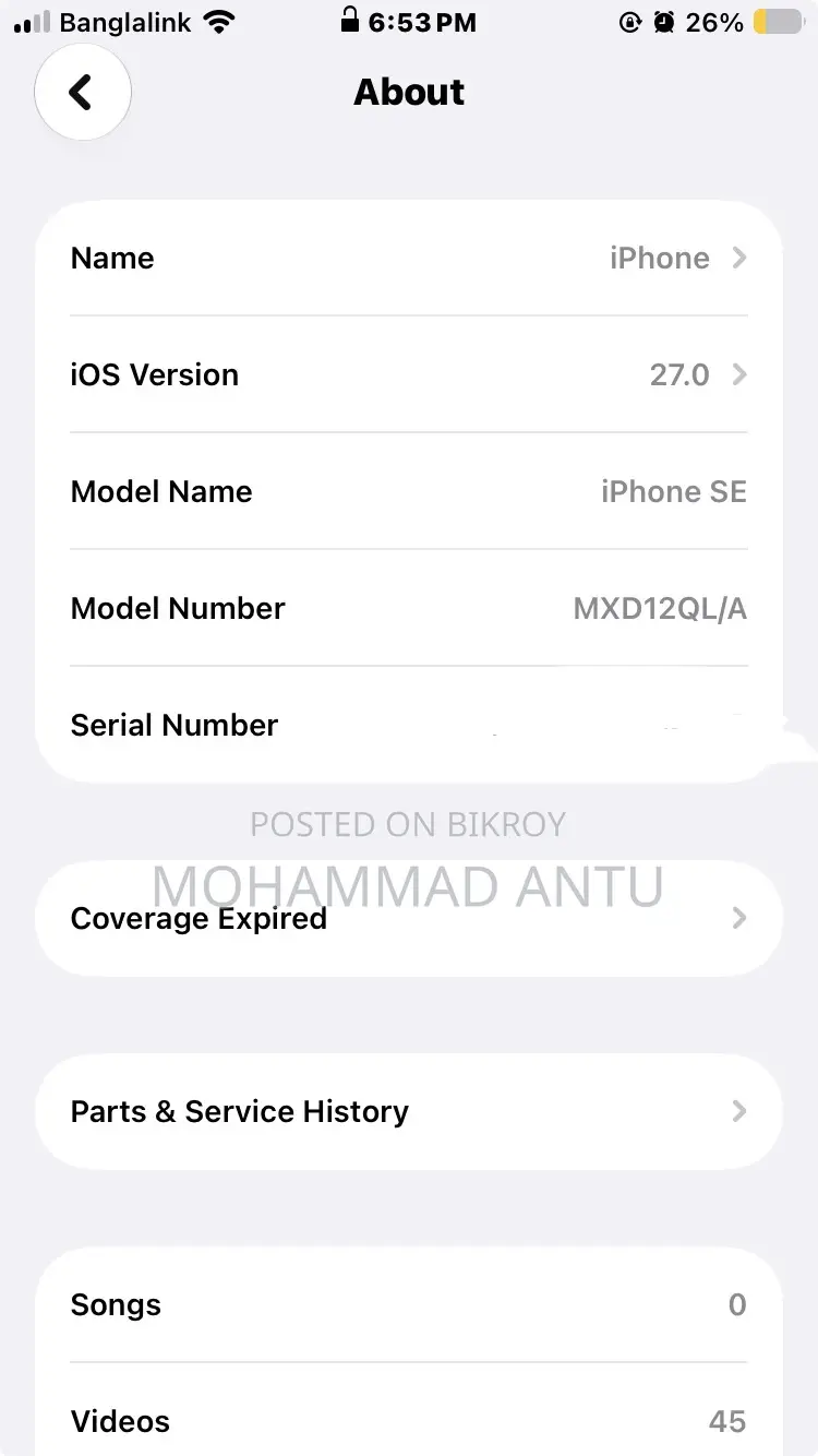 Apple iPhone SE (2020) 128 GB Gold