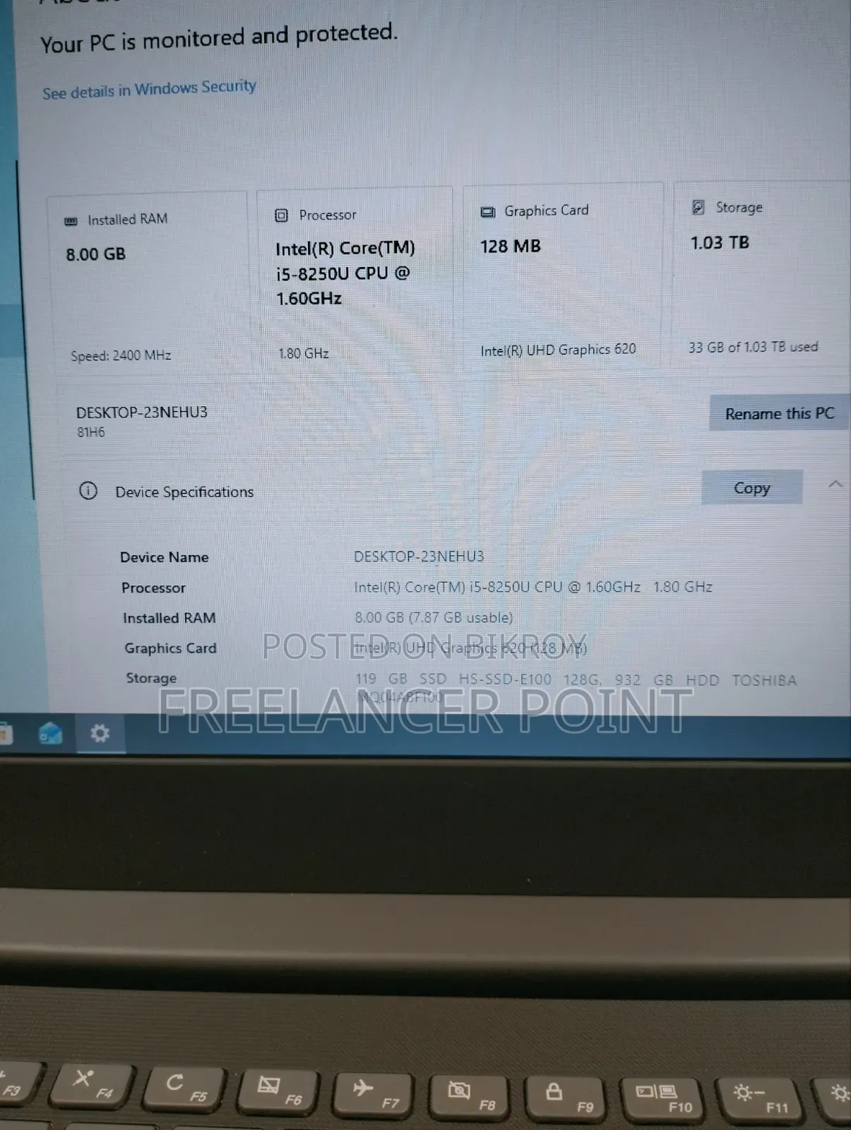 Laptop Lenovo IdeaPad 130 8GB Intel Core I5 HDD+SSD 1T
