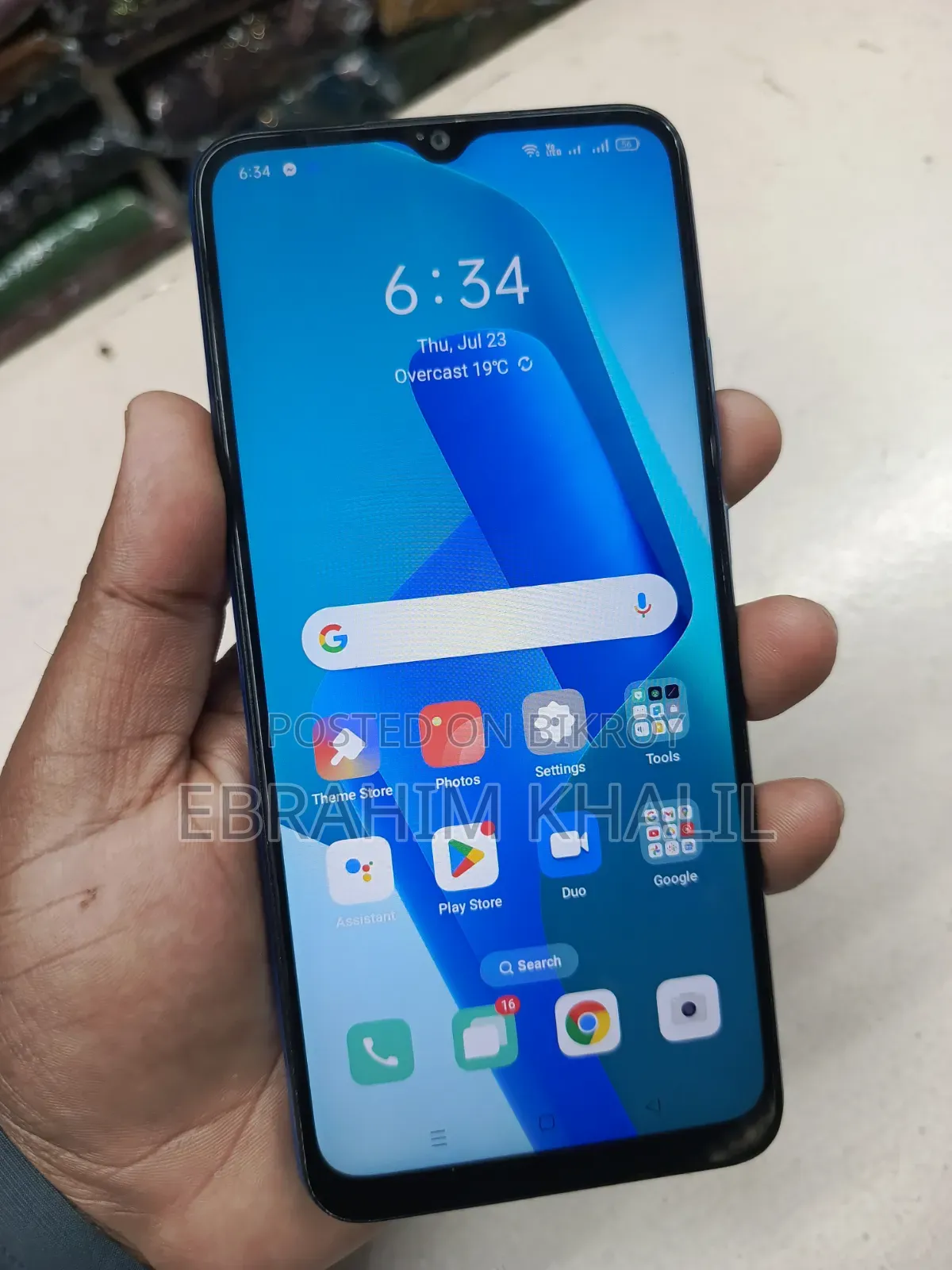 Oppo A16 64 GB Blue