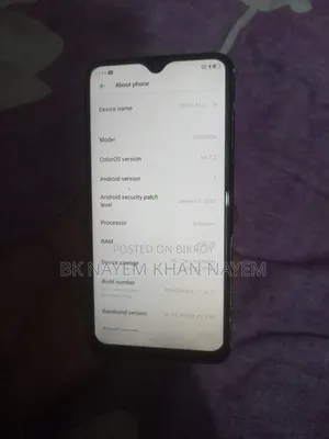 Oppo A12 64 GB Black