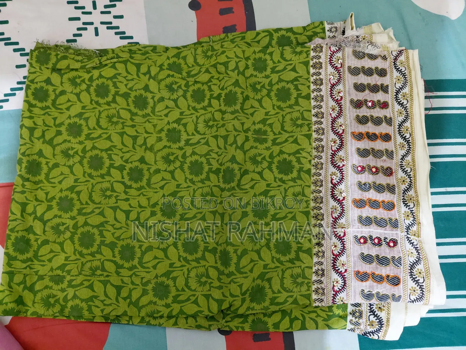Green and Pink Saree (2 Saree)