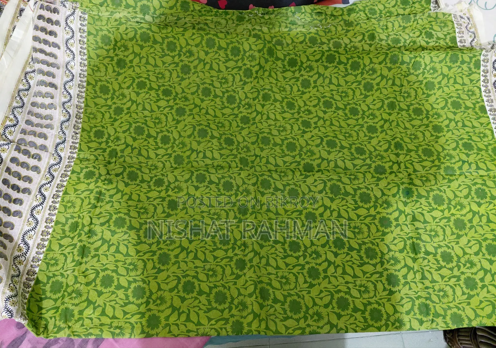 Green and Pink Saree (2 Saree)