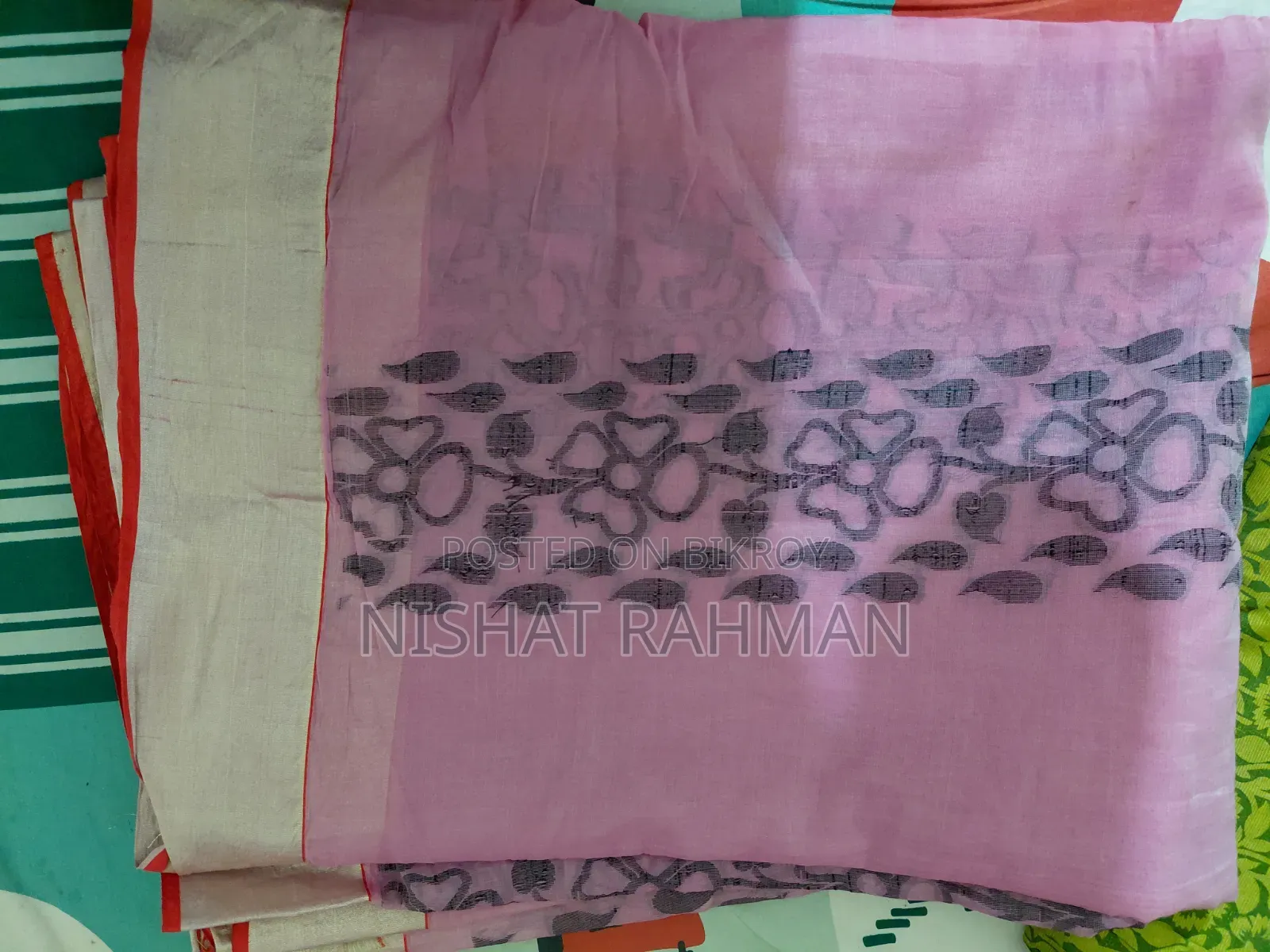 Green and Pink Saree (2 Saree)