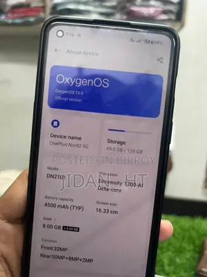 OnePlus Nord 2 5G 128 GB Blue