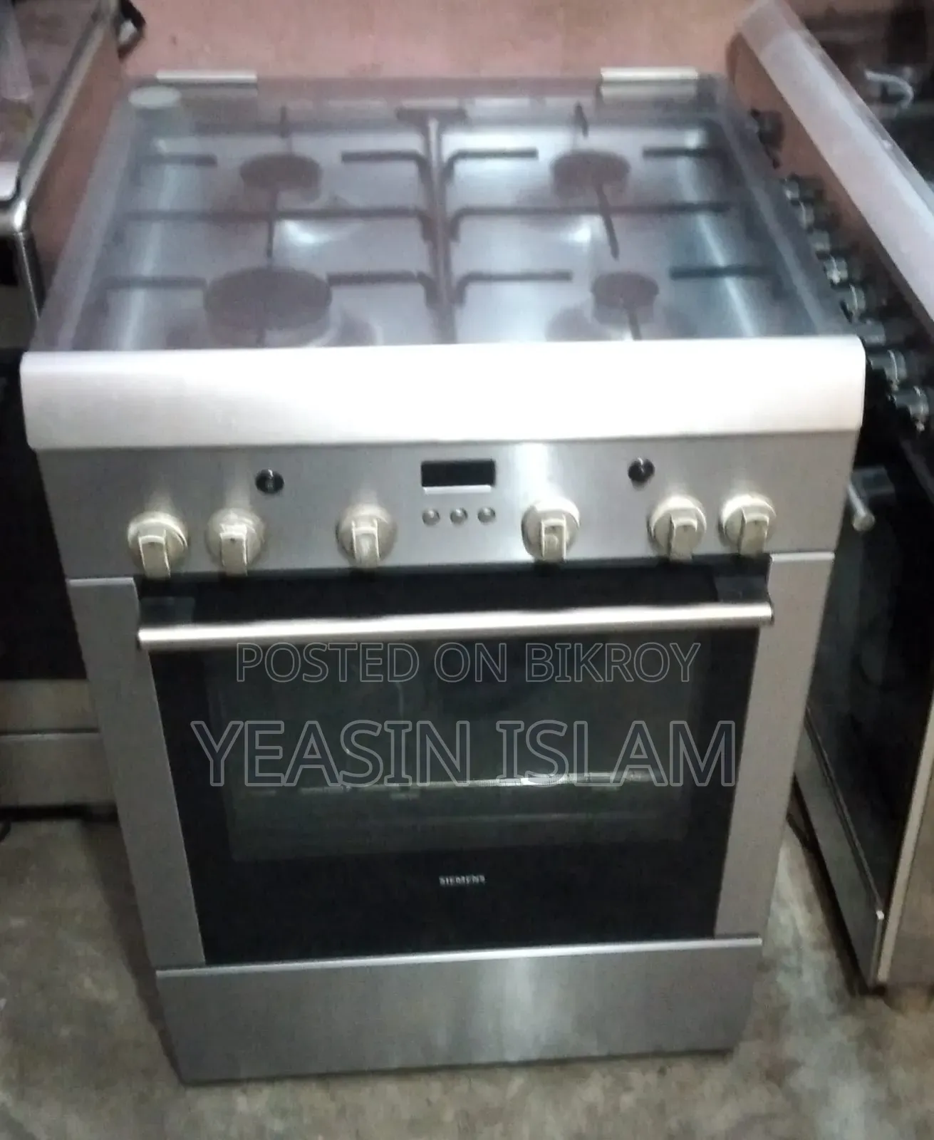 Siemens 4 Burner Gas Oven