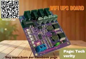 Mini Router UPS Circuit + Box + 2 DC to DC Cables