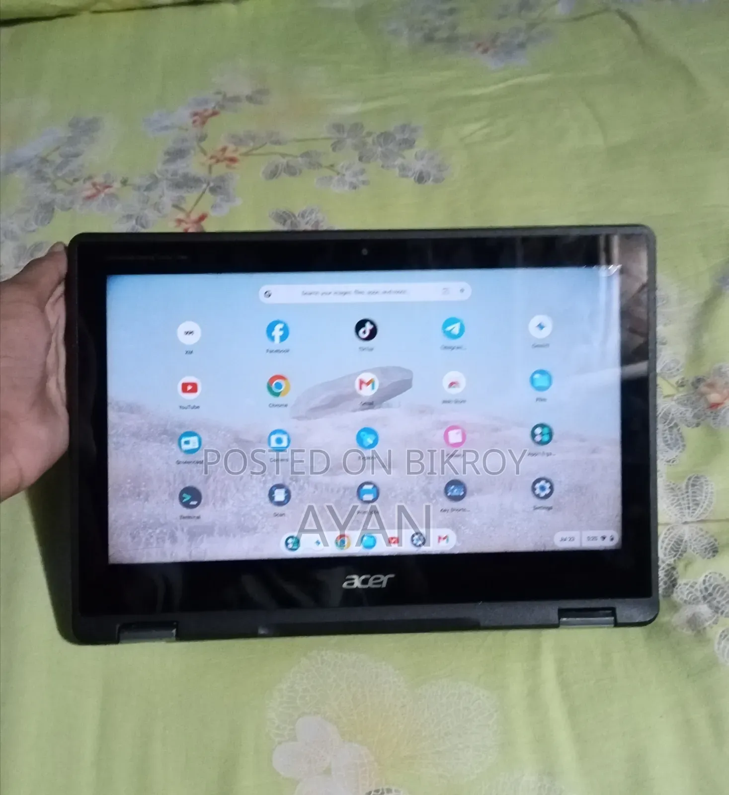 Laptop Acer Chromebook C720p 4gb SSD 32gb