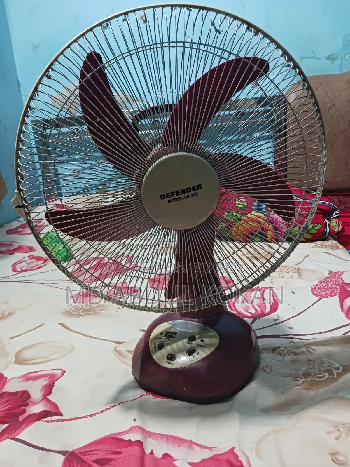 Two Working Rechargeable Fans