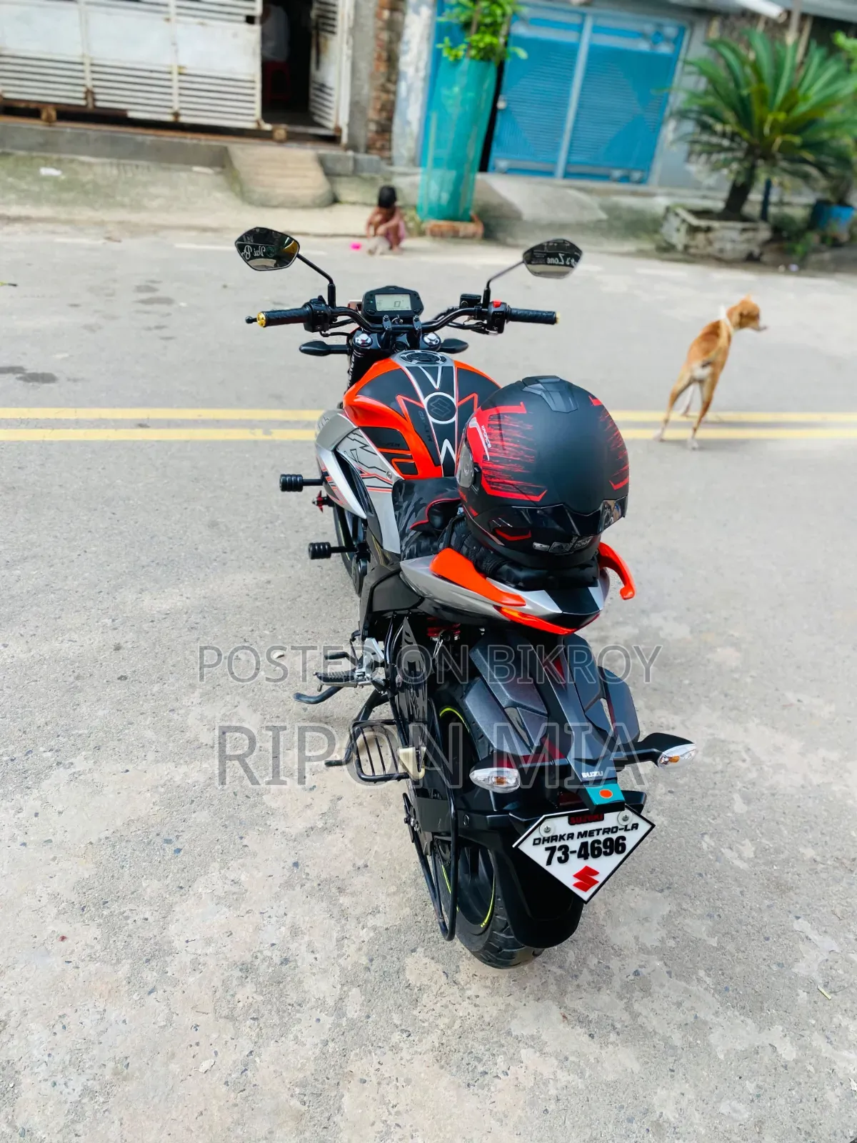 Suzuki Gixxer 2024 Orange