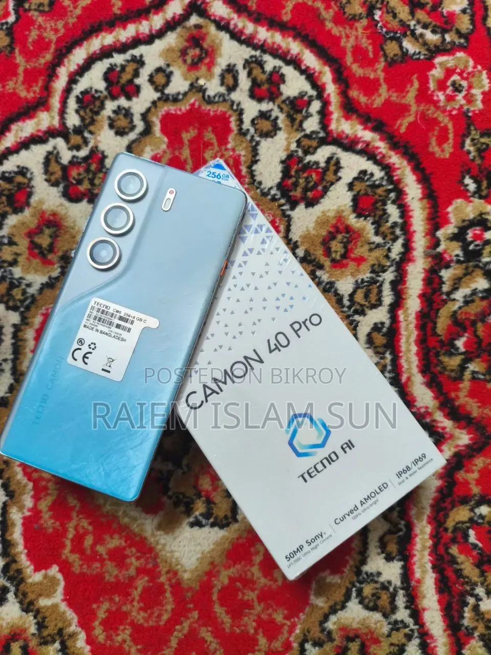 Tecno Camon 40 Pro 5G 256 GB Blue