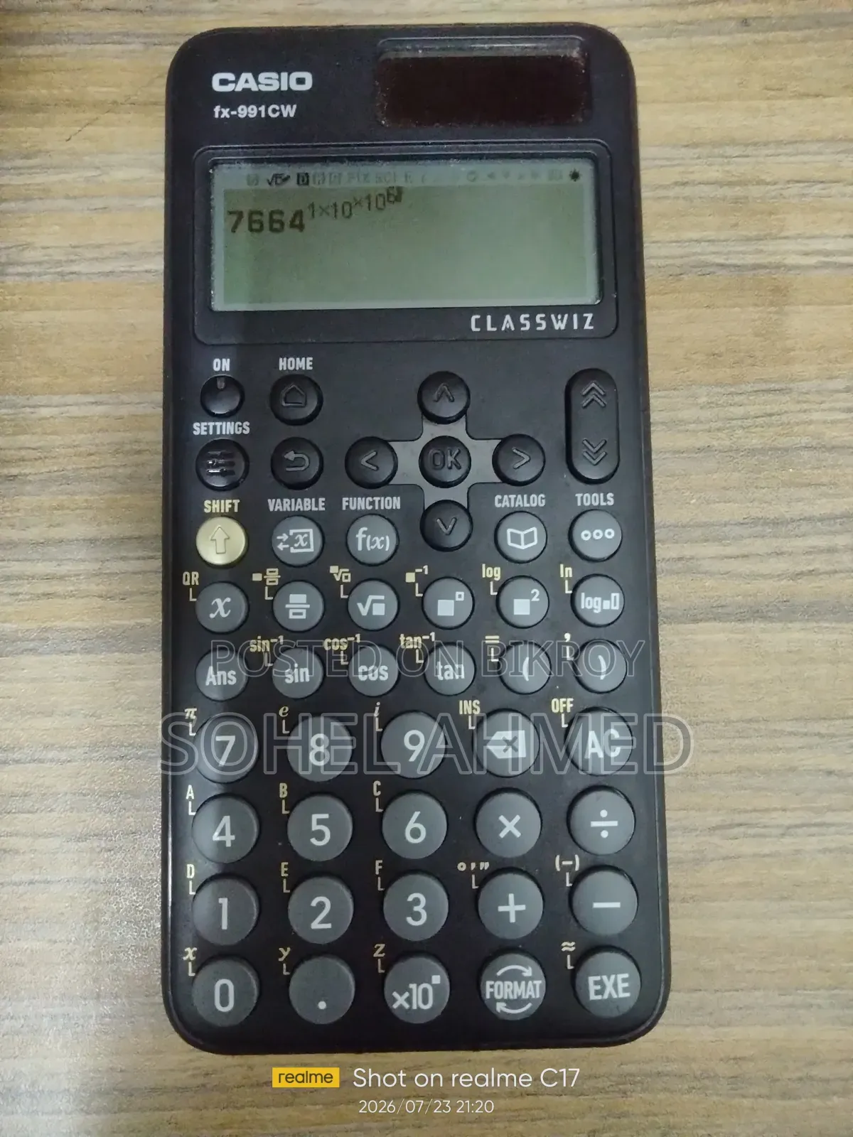 Casio Fx-991cw Scientific Calculator