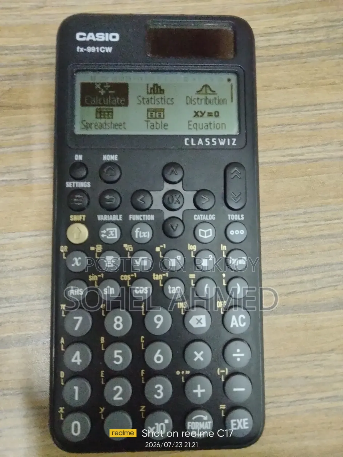Casio Fx-991cw Scientific Calculator
