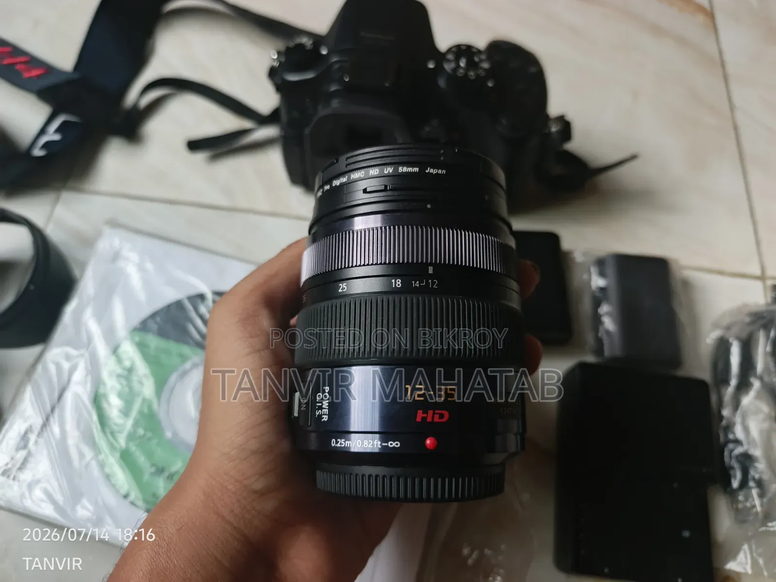 Panasonic GH4 Mirrorless Camera Kit With 12-35mm Lens 2.8 Aperture.