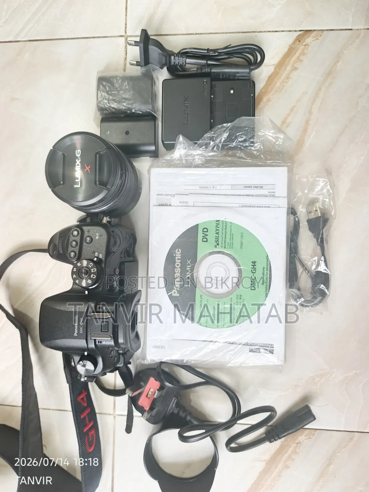 Panasonic GH4 Mirrorless Camera Kit With 12-35mm Lens 2.8 Aperture.