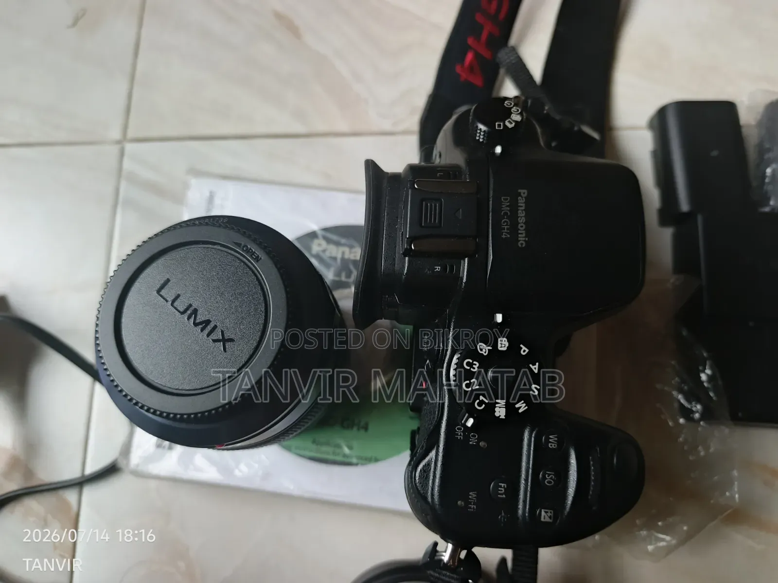 Panasonic GH4 Mirrorless Camera Kit With 12-35mm Lens 2.8 Aperture.