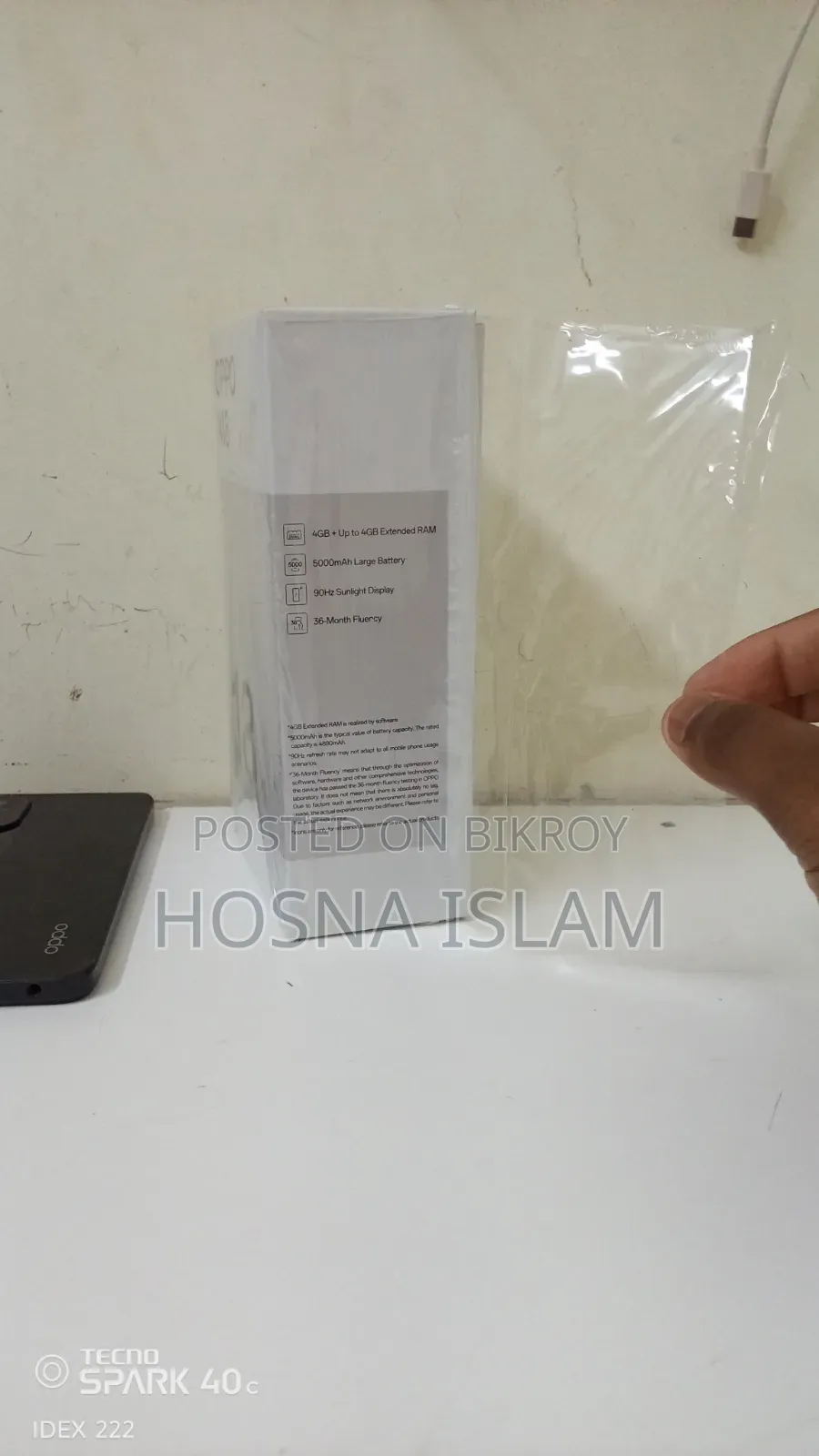 Oppo A18 128 GB Black