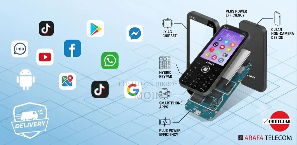 Linnex Lx 4g Plus 32 GB Black