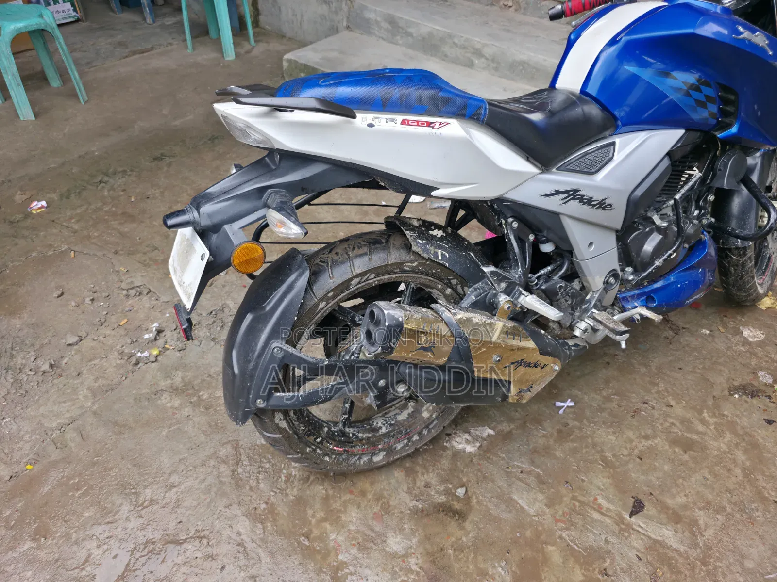 New TVS Apache 160 4V 2021 Black