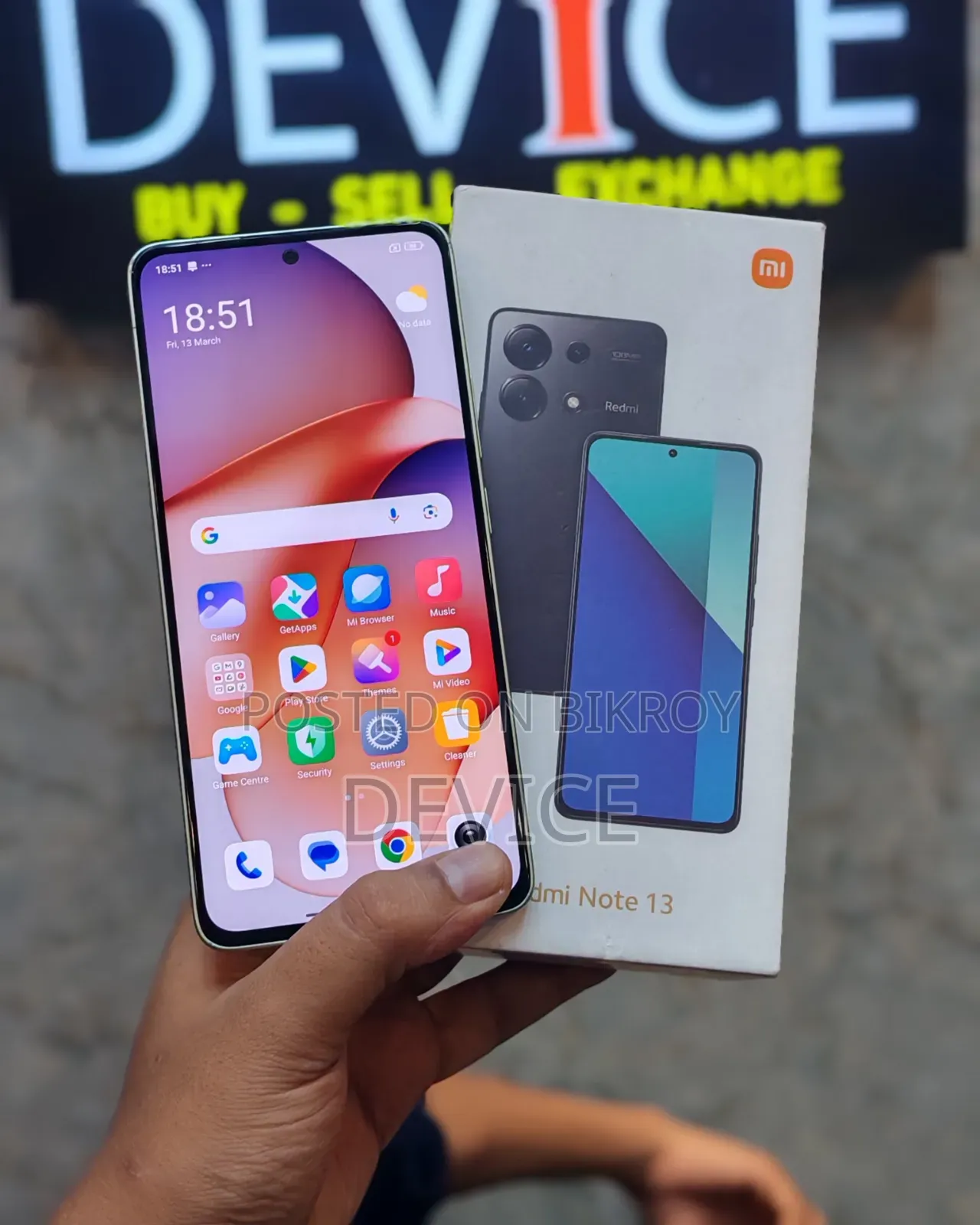 শাওমি রেডমি নোট ১৩ ১২৮ জিবি রোজ গোল্ড