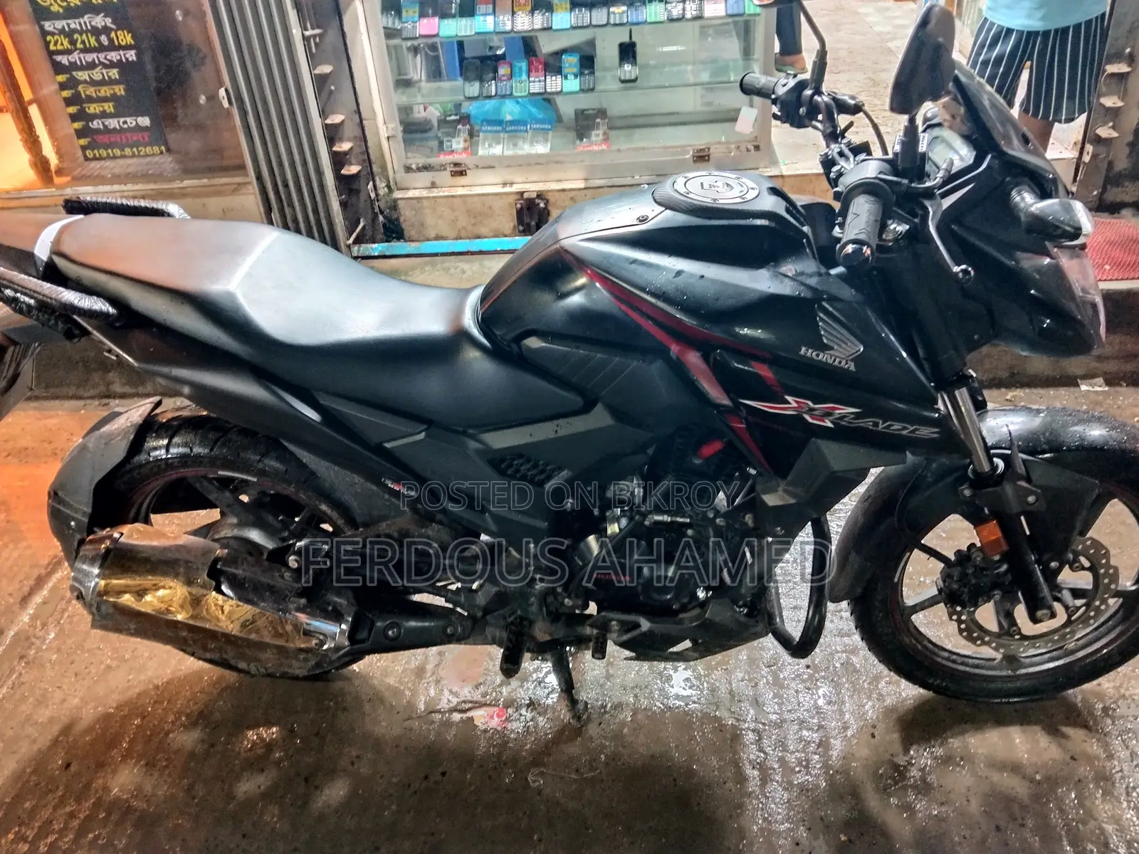 Honda X-Blade 160 2022 Black