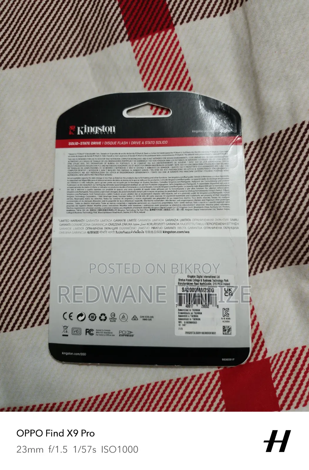 Kingston A2000 SSD