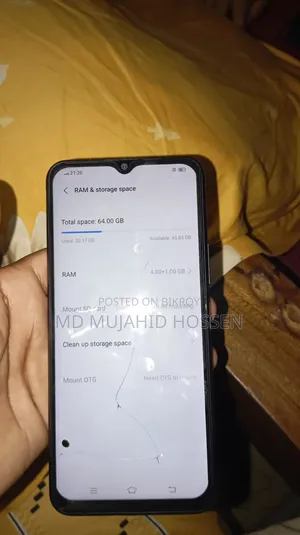 Vivo Y20 64 GB Black