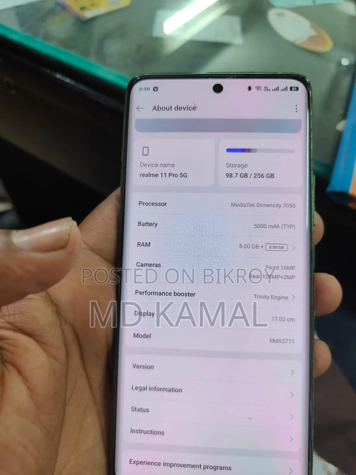 Realme 11 Pro 256 GB Green