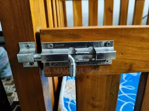 Custom-Made Mahogany Baby Cot With Mattress 4x2.5 Ft