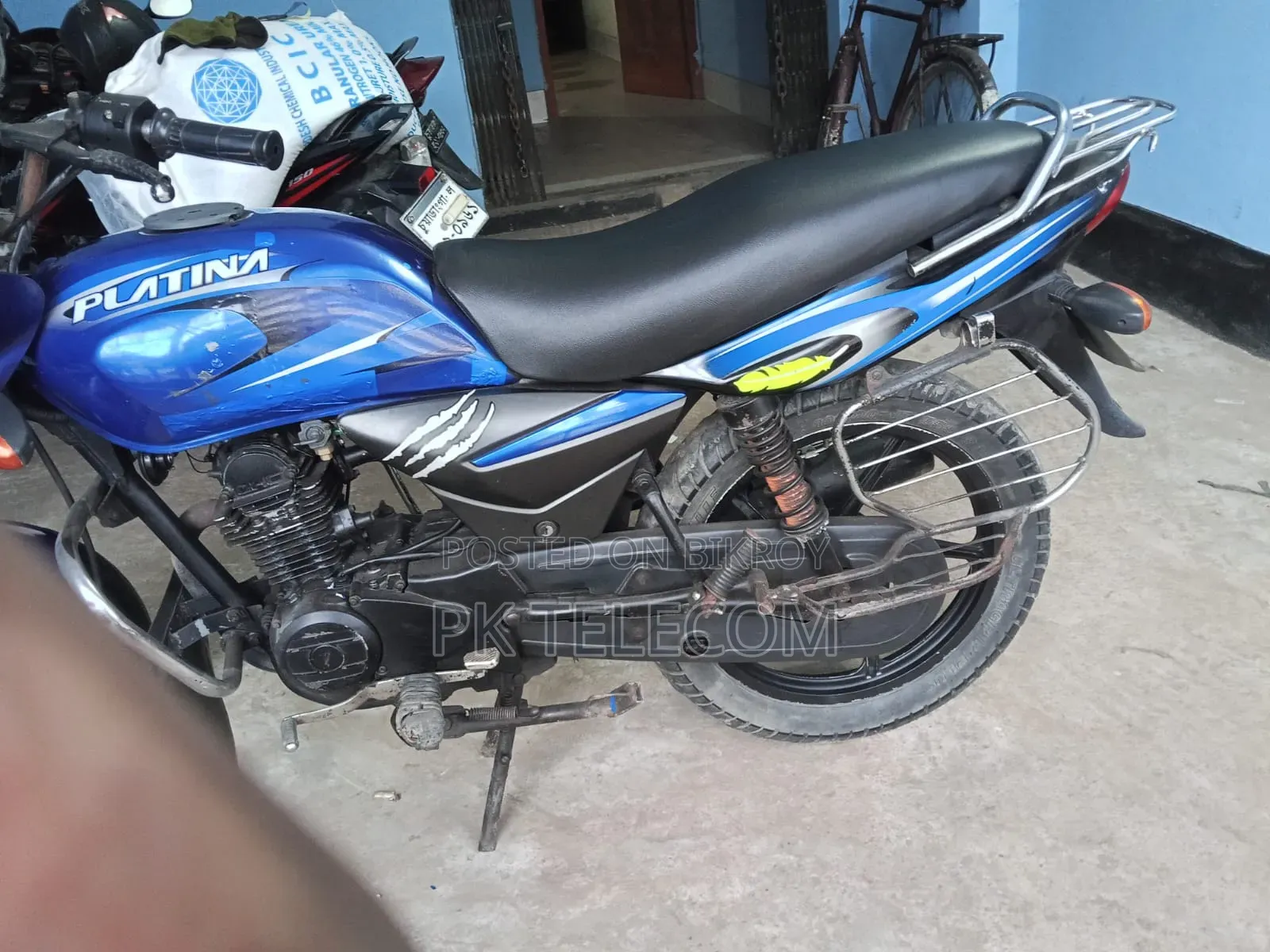 বাজাজ প্লাটিনা ১০০ ২০০৯ ব্লু