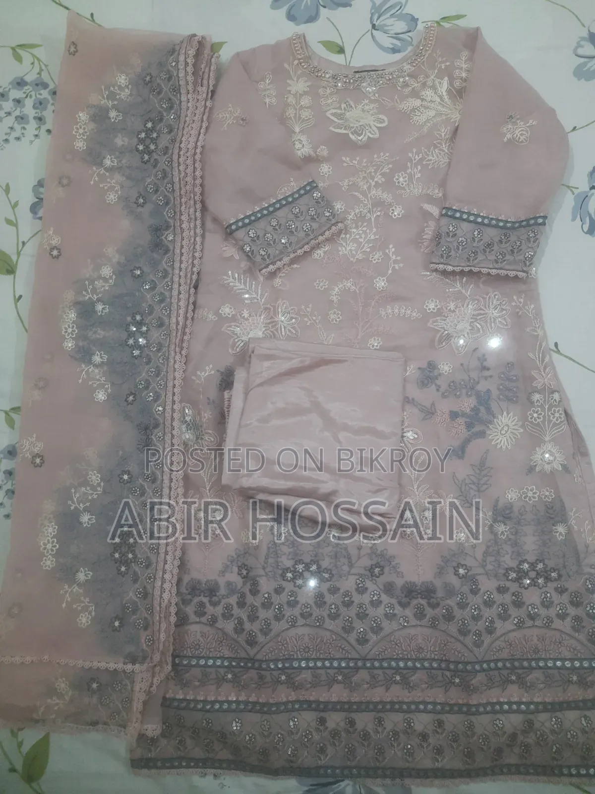 Organza Readymade Three Piece