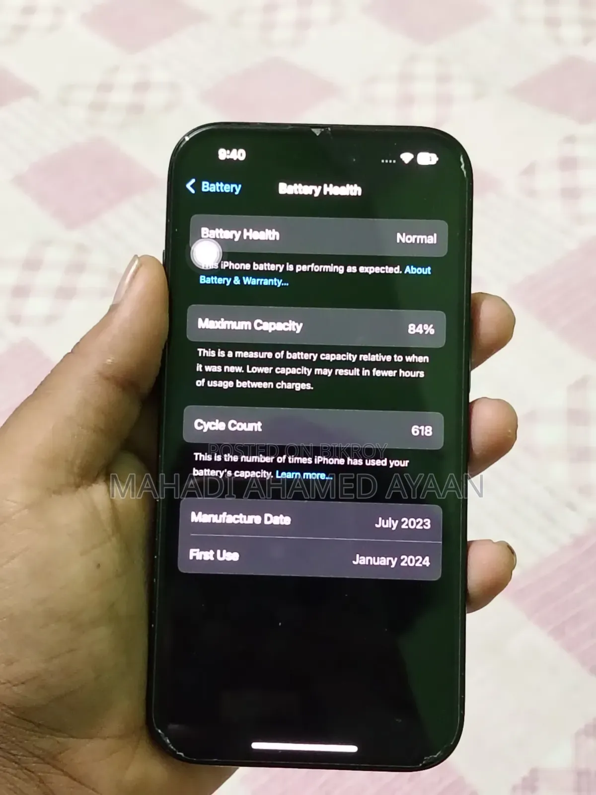 Apple iPhone 15 128 GB Black