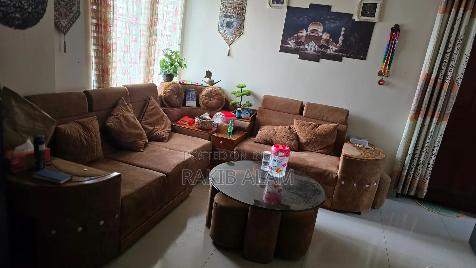 ৫ সিটের সোফা ও টেবিল