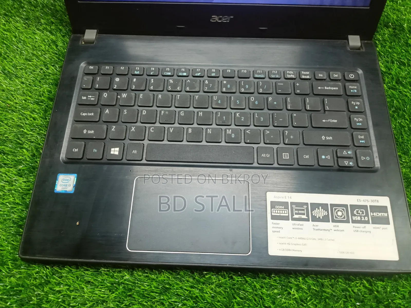 Laptop Acer Aspire 14 4GB Intel Core I3 SSD 500GB