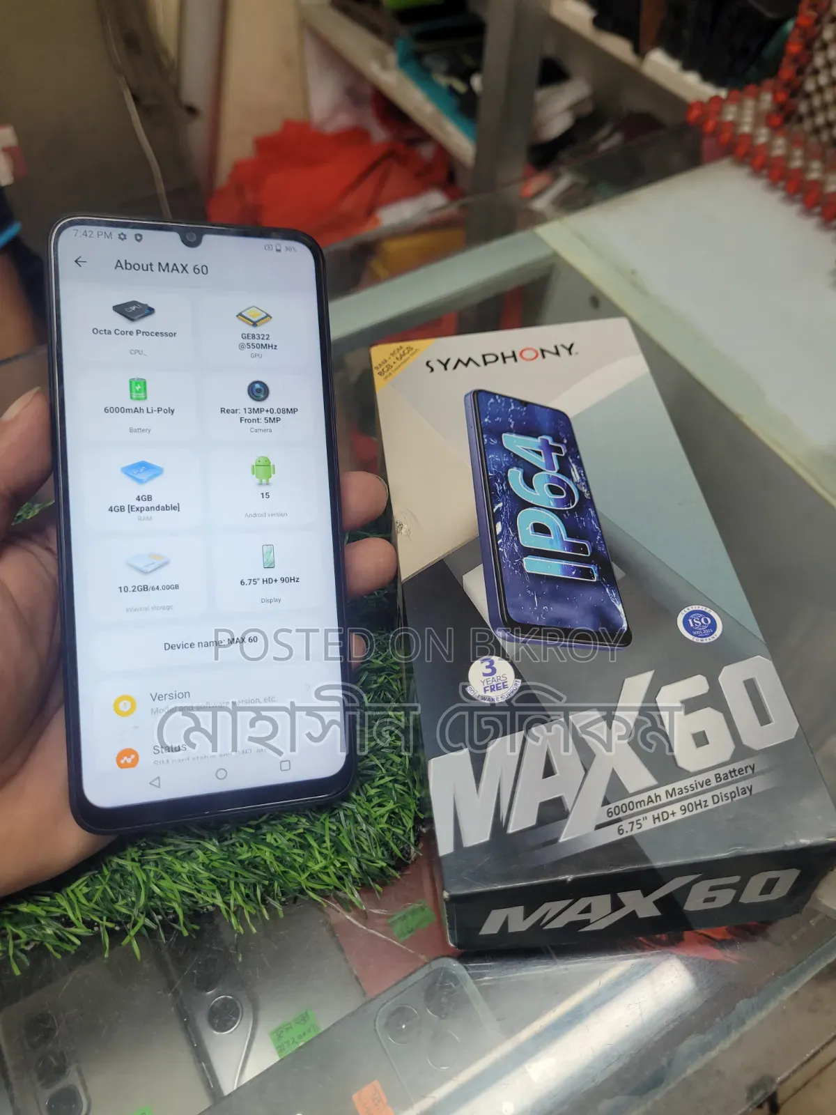 Symphony Max 60 64 GB Black