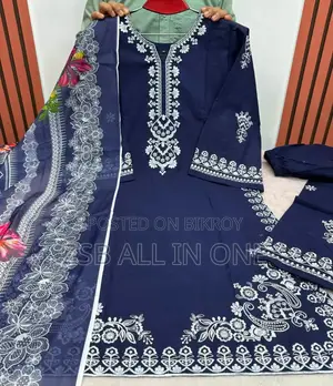 Premium Cotton Three Piece
