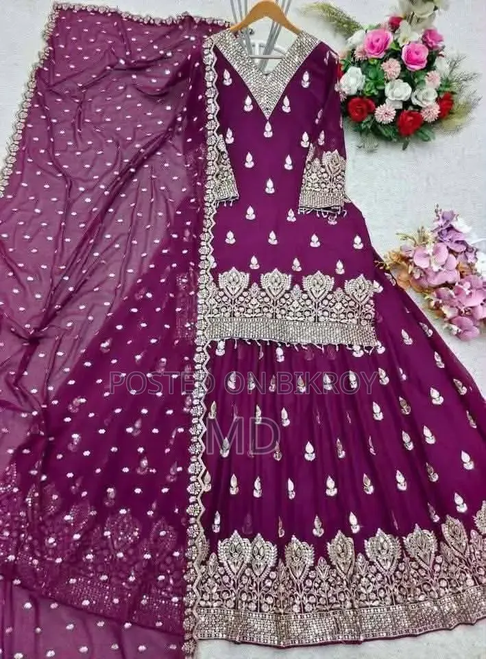 প্রিমিয়াম সফট জর্জেট থ্রি পিস
