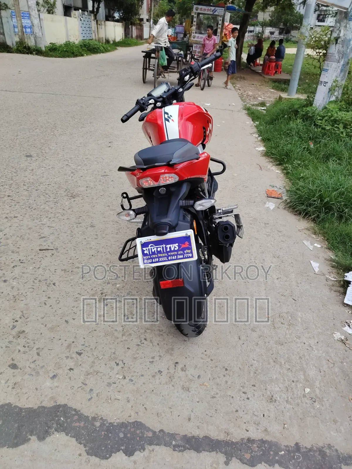 TVS Apache RTR 160 4V 2026 Red