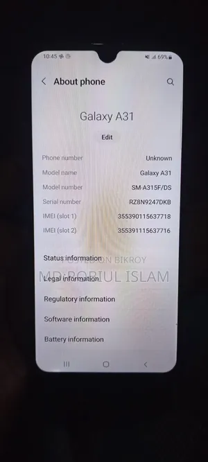 Samsung Galaxy A31 128 GB