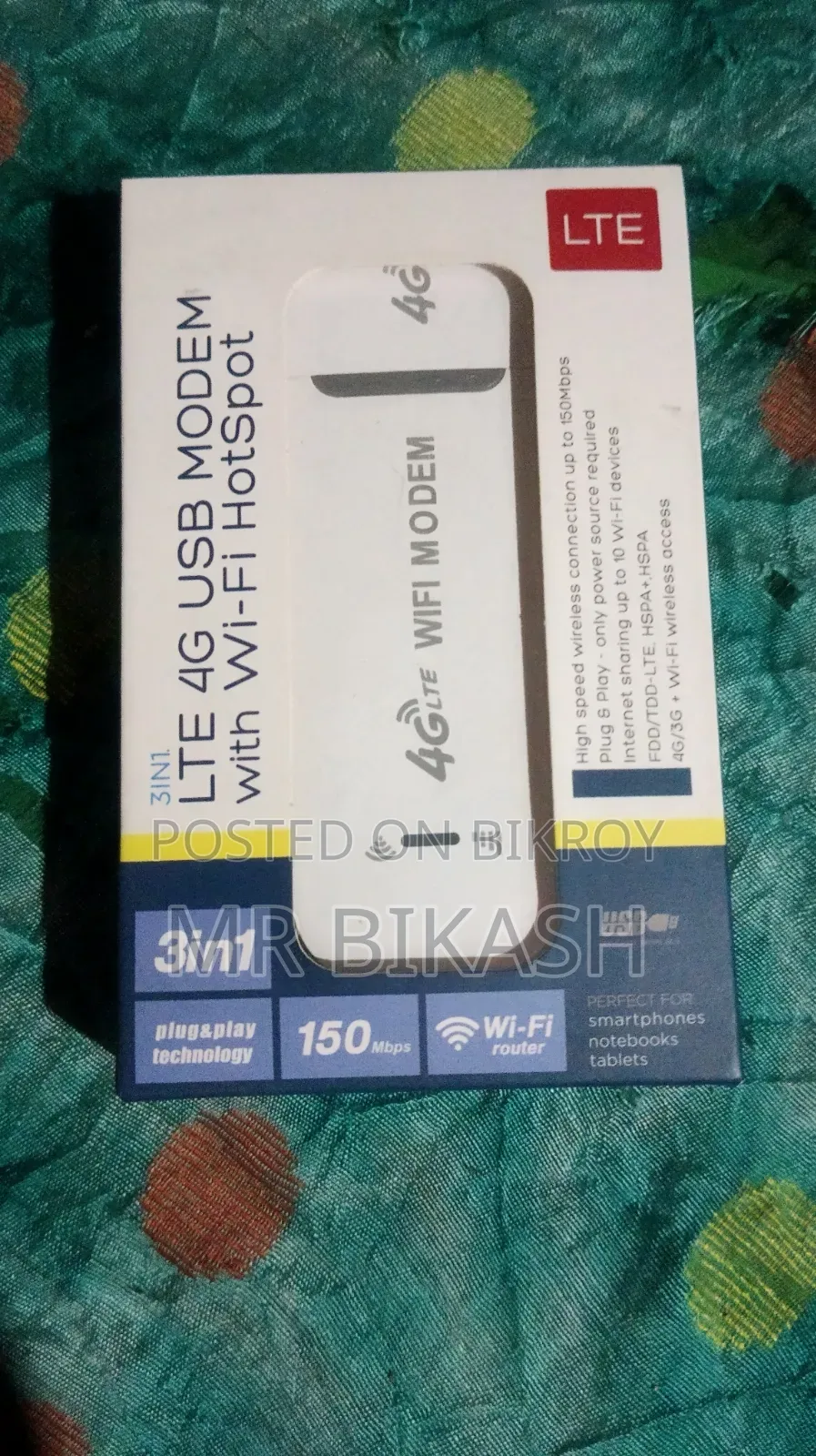 A 4G SIM modem will be sold at a discount.