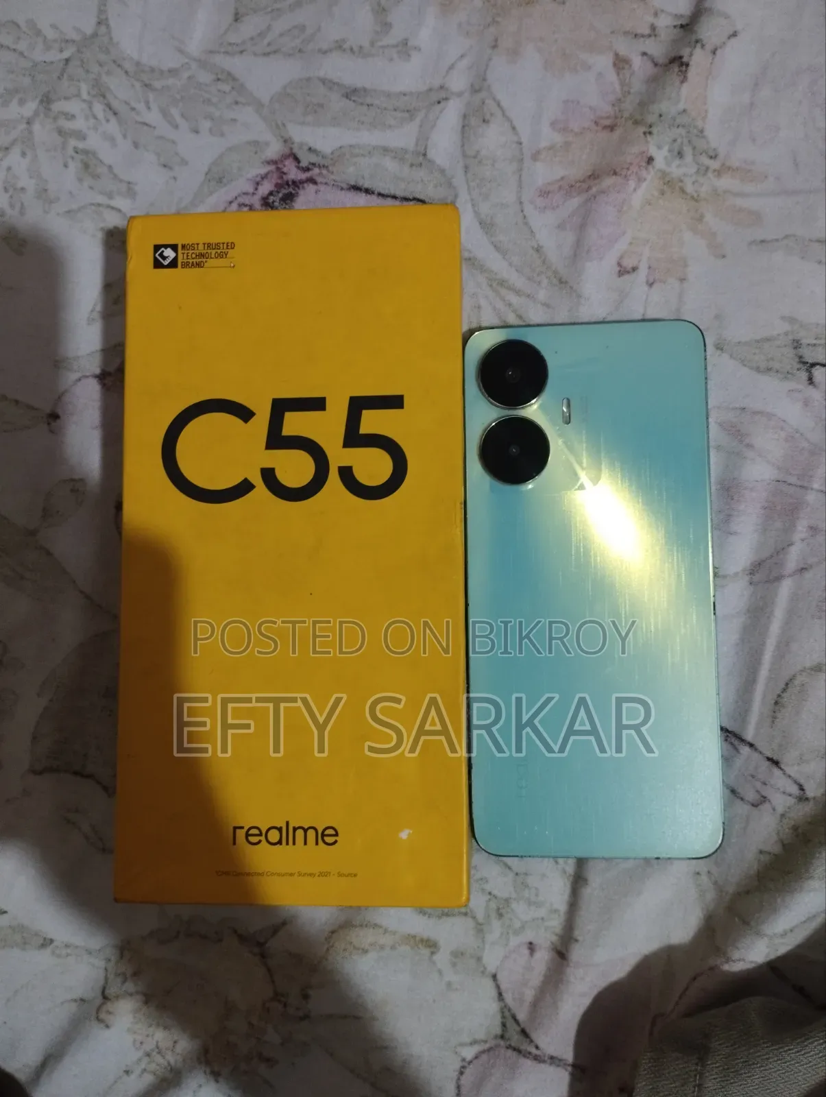 রিয়েলমি সি৫৫ ১২৮ জিবি নীল