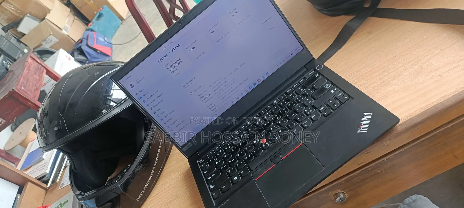 Laptop Lenovo ThinkPad 32GB RAM Intel Core I7 Solid State Drive 500GB