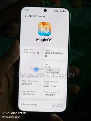 অনার ৫০০ ৫১২ জিবি নীল
