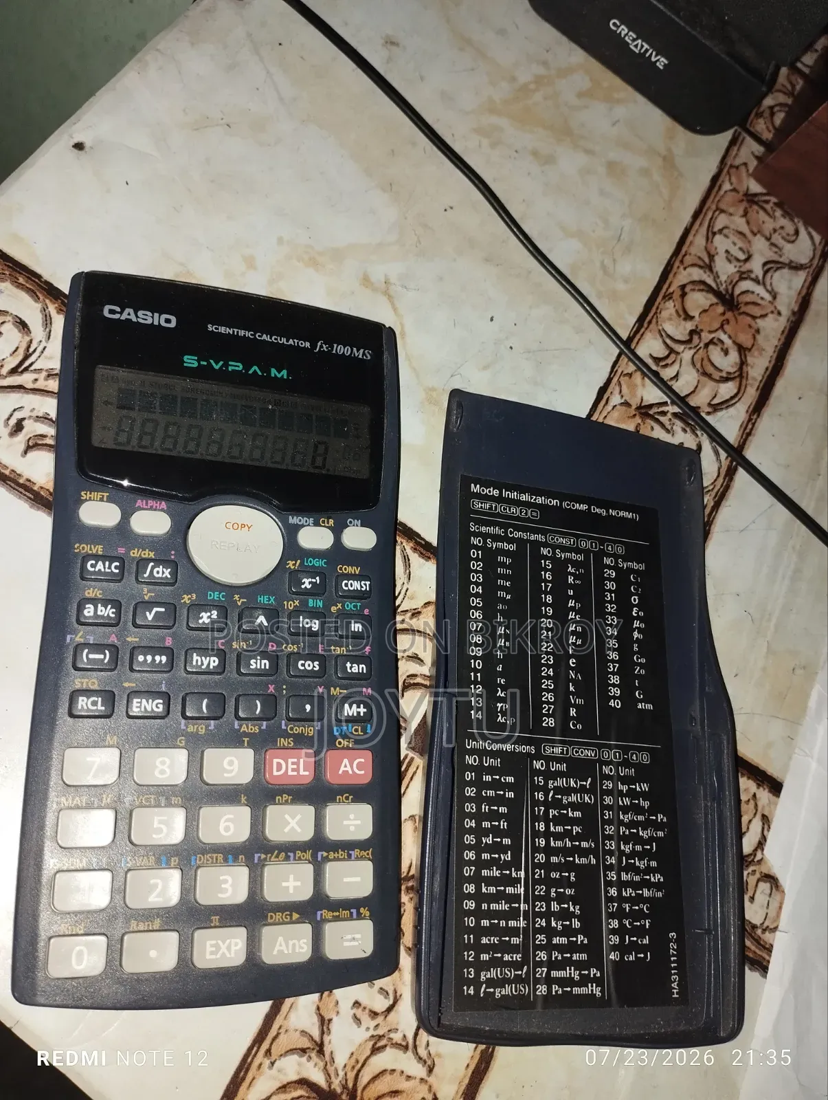 Scientific Calculator 100MS