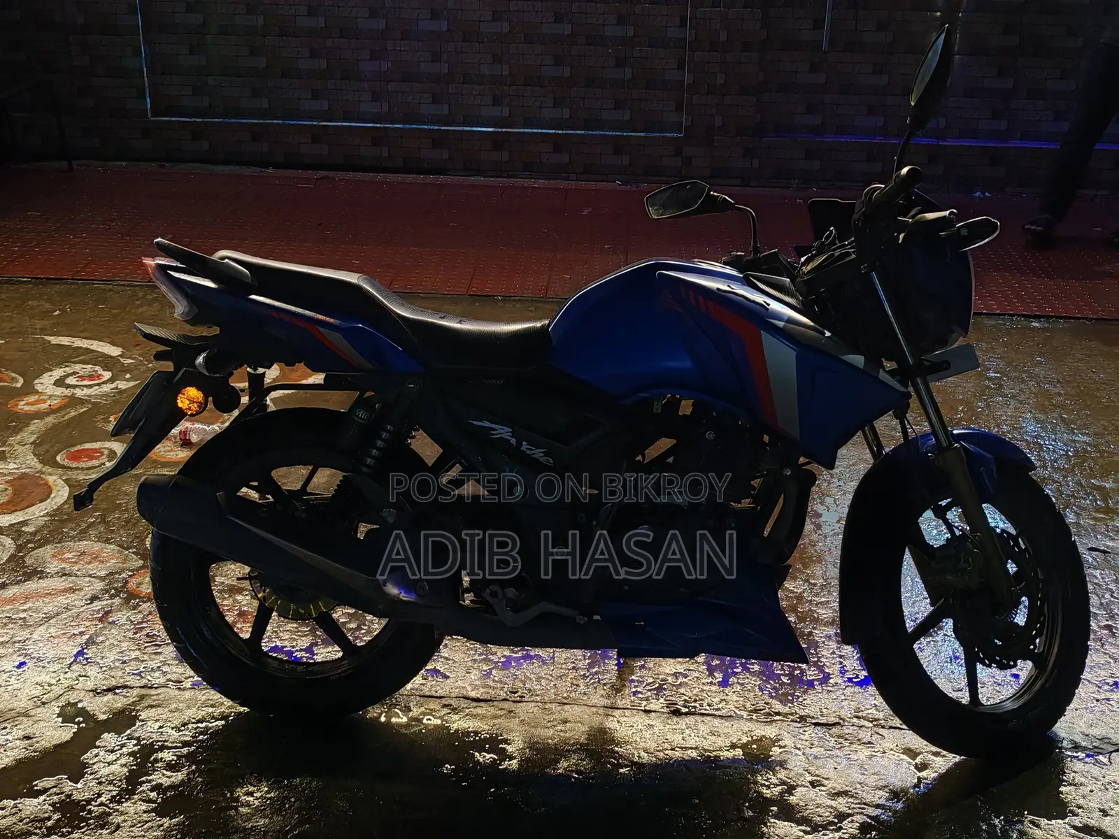 টিভিএস আপাচি আরটিআর ১৬০ ২ভি এবিএস ২০২২ নীল