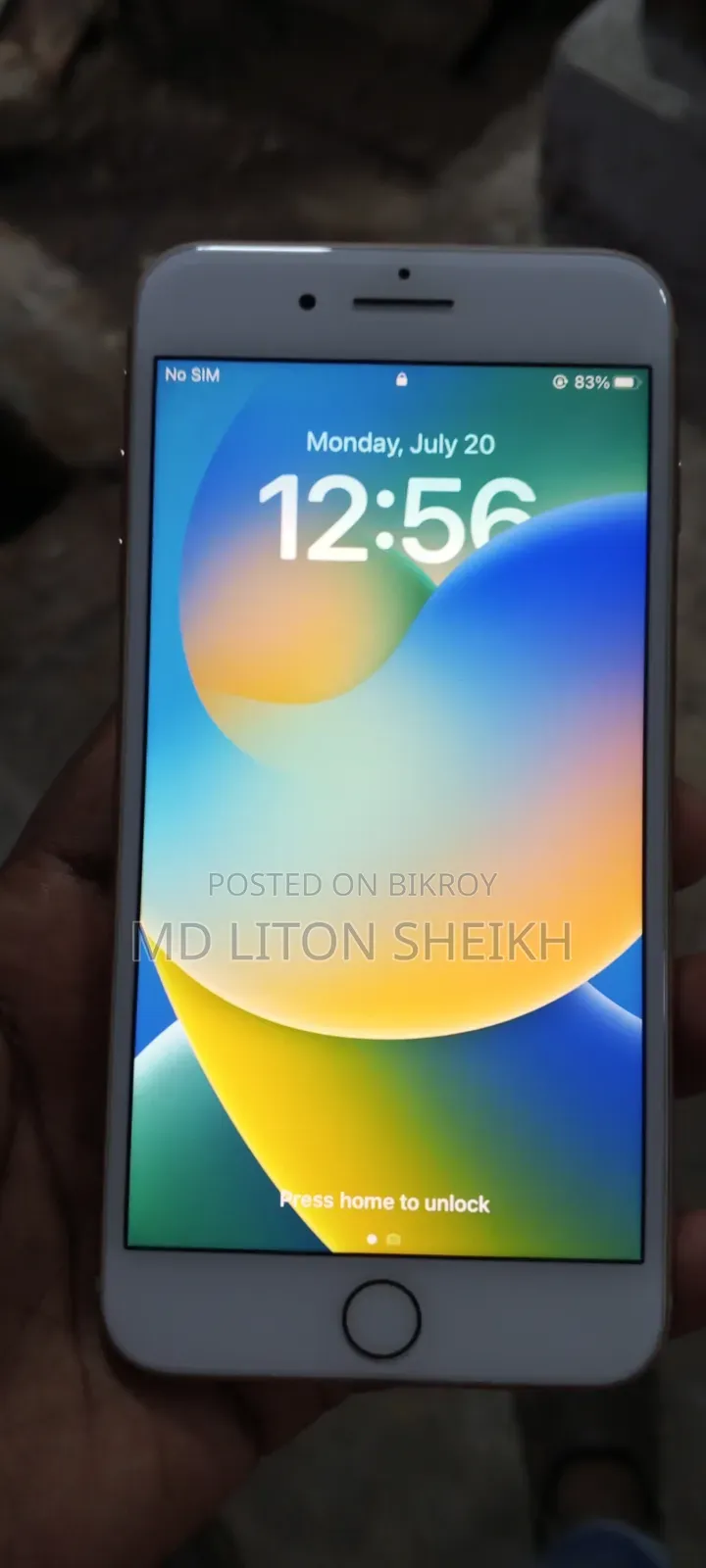 অ্যাপল আইফোন ৮ প্লাস ২৫৬ জিবি রোজ গোল্ড